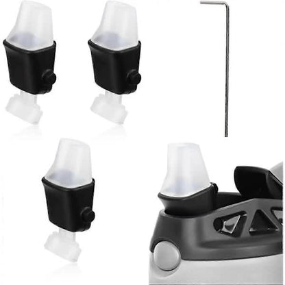 3 Pcs Replacement Nozzles Compatible with Contigo, BPA-Free Lid Parts with Wrench V1188-NALH-33316