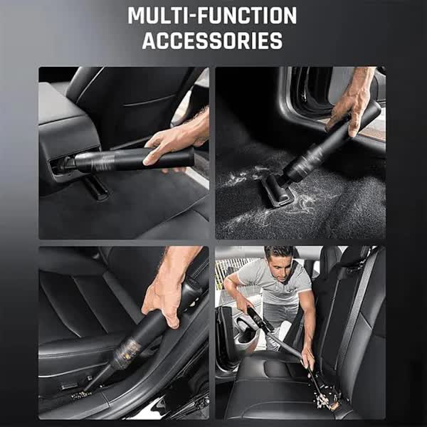 Cordless Car Vacuum Cleaner 4-in-1 High Power 19000Pa Handheld Portable Black Mini Vacuum V1188-NANV-8-7791