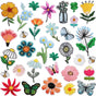 Iron-on Embroidered Patches - Clothing Decoration - 32 Pieces V1188-NK-BOL-10