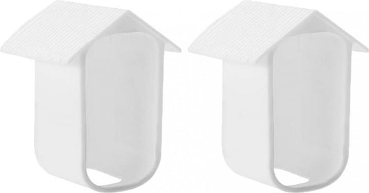 2 pieces - Camera silicone protective cover - security camera protective cover - white - soft silicone case - V1188-NK-BOL-105