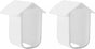 2 pieces - Camera silicone protective cover - security camera protective cover - white - soft silicone case - V1188-NK-BOL-105