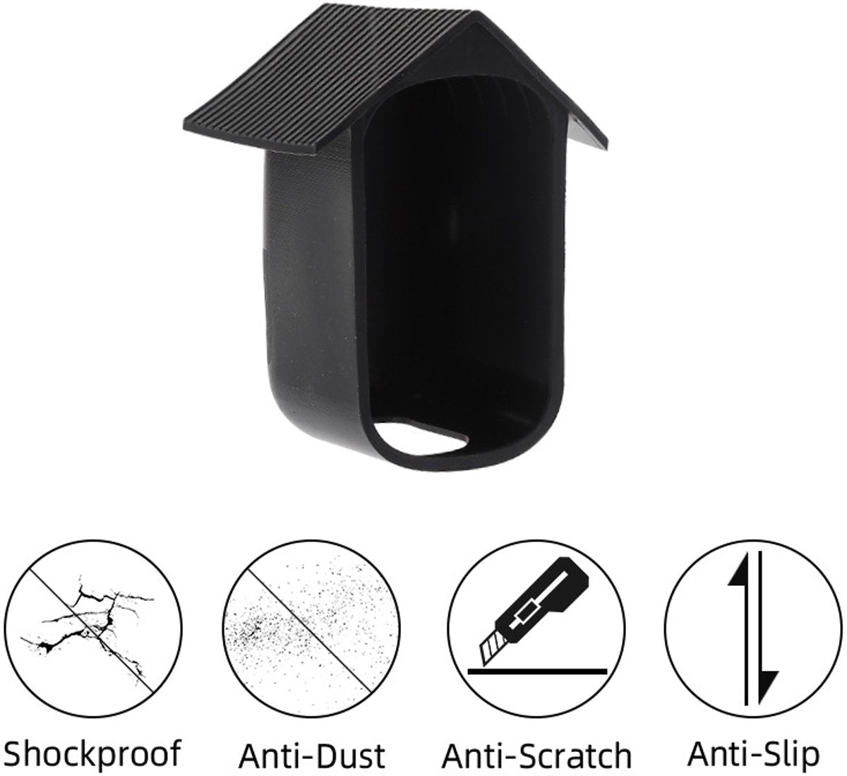 2 pieces - Camera silicone protective cover - Surveillance camera protective cover - suitable for EufyCam 2C V1188-NK-BOL-106