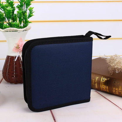 CD/DVD Storage Case - CD Bag - Oxford Cloth - With Zipper - CD Case Storage Folder - DVD Case Case - CD V1188-NK-BOL-107
