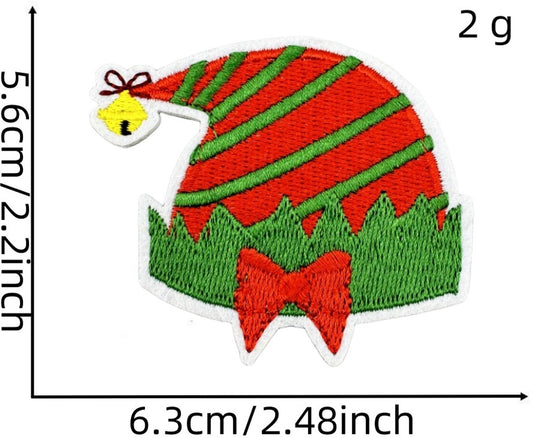 32 Pieces Iron-On Patches - Christmas Iron-On Embroidered Patches - Embellishments for Clothing - Clothes V1188-NK-BOL-11