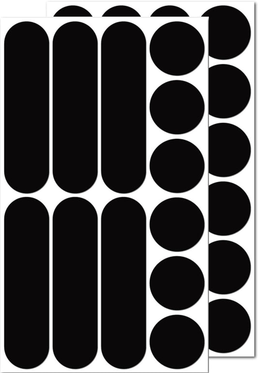 Reflective stickers - 2 pieces - Round + Strip - Reflection - Bicycle reflectors - Reflective safety stickers V1188-NK-BOL-111