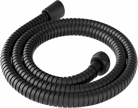 Shower hose - Shower hose - 200 cm - Anti-kink - black - Stainless steel - steel & copper - Bathroom V1188-NK-BOL-119