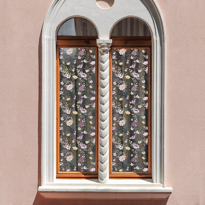 Static window sticker - window sticker - Wall decoration - 45*100cm - flower plant - PVC - B V1188-NK-BOL-121