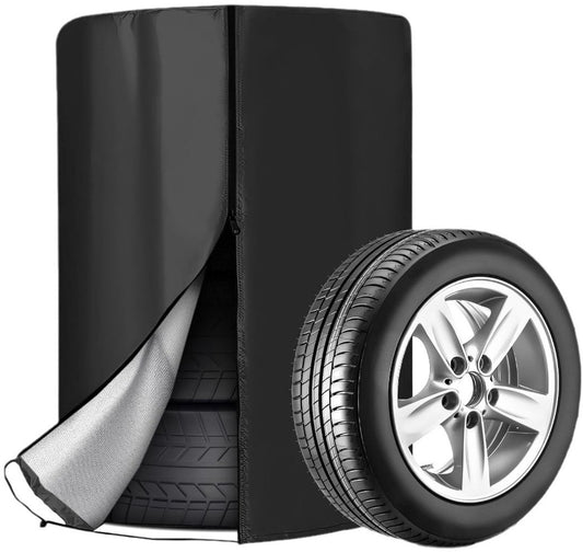 Tire cover - 1 piece - For 4 tires - Tire storage - 420D - 73*110cm - Car tire bag - Cover for car tires - V1188-NK-BOL-128