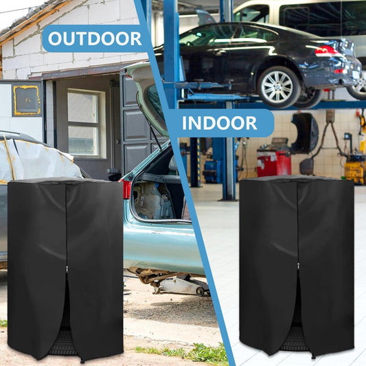 Tire cover - 1 piece - For 4 tires - Tire storage - 420D - 73*110cm - Car tire bag - Cover for car tires - V1188-NK-BOL-128