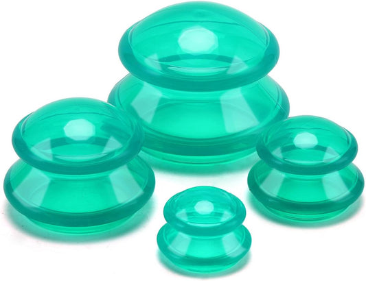 4 pieces silicone cups - Cupping cups - Cupping Set - Cellulite Cups - Cupping For Cellulite - vacuum cup - V1188-NK-BOL-13