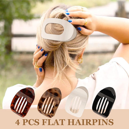Hair elastic - 4 pieces - Hair accessories - 4 colors - V1188-NK-BOL-130