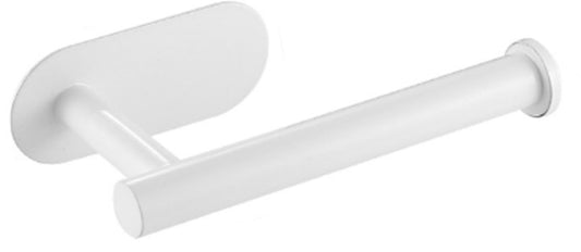 Toilet Roll Holder - Toilet Roll Holder - No Drilling - White - Self-Adhesive - Roll Holder - Stainless Steel V1188-NK-BOL-132