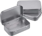 Mini Tin Cans - Pack of 3 - Storage Box - Metal - Hinged Tin Can - With Lid - Rectangular Tin Can - Mini V1188-NK-BOL-135