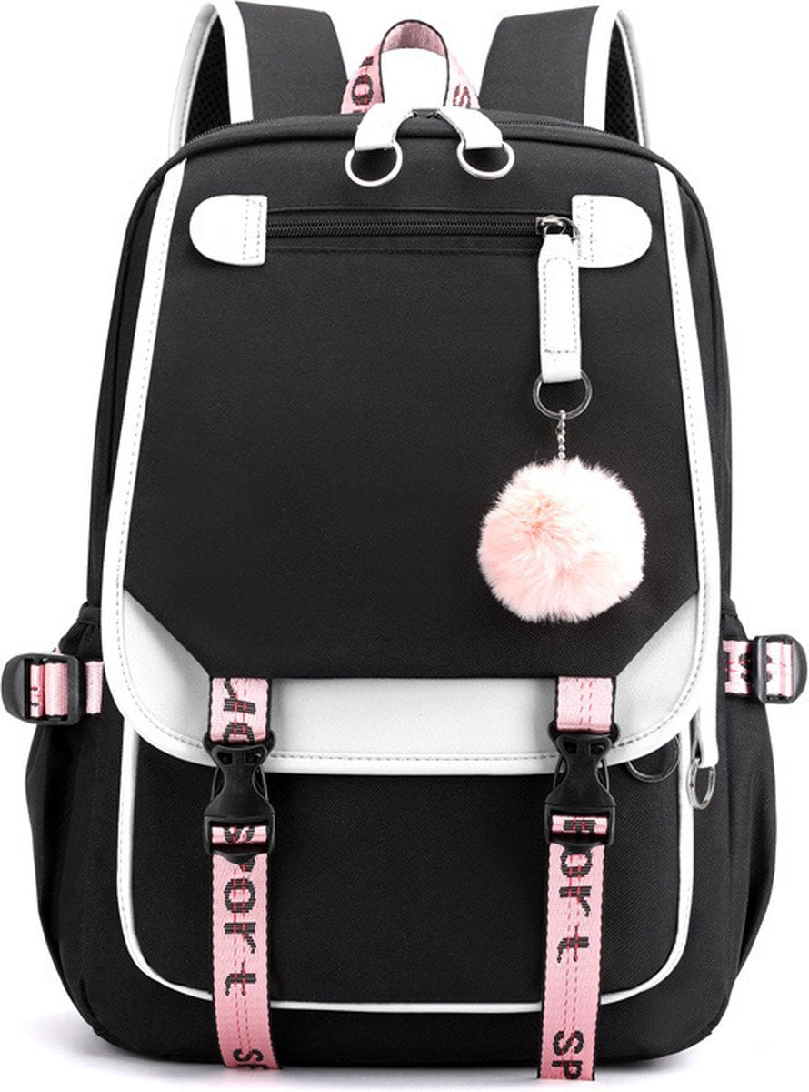 Backpack - School Bag - Backpack - Girl Backpack - School Backpack - School Bag - Book Bag - With USB V1188-NK-BOL-142