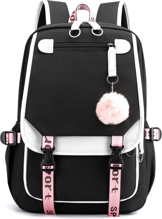 Backpack - School Bag - Backpack - Girl Backpack - School Backpack - School Bag - Book Bag - With USB V1188-NK-BOL-142