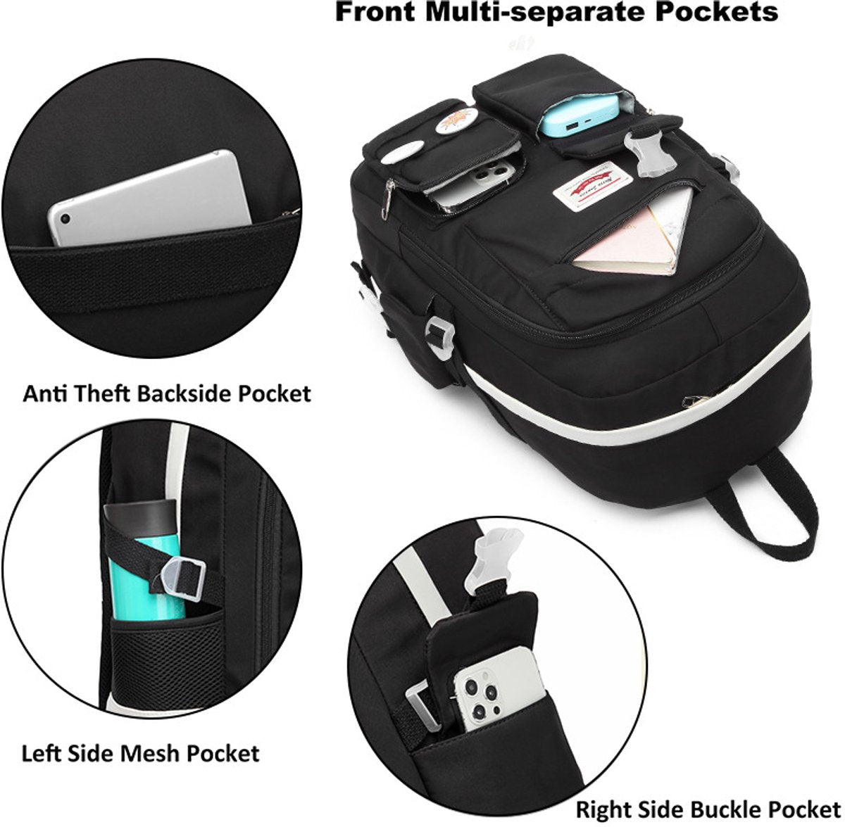 Backpack - School Bag - Backpack - Girl Backpack - School Backpack - School Bag - Laptop Backpack - 30 Liters V1188-NK-BOL-145