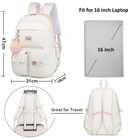 Backpack - School Bag - Backpack - Girl Backpack - School Backpack - School Bag - Laptop Backpack - 30 Liters V1188-NK-BOL-147