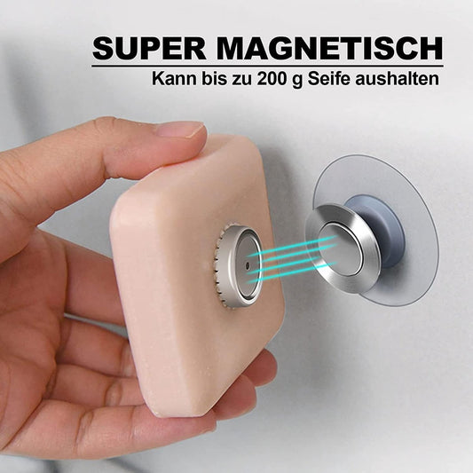 6 pieces magnetic soap holder - Magnetic soap holders with suction cup - Magnetic shower soap holder - V1188-NK-BOL-154