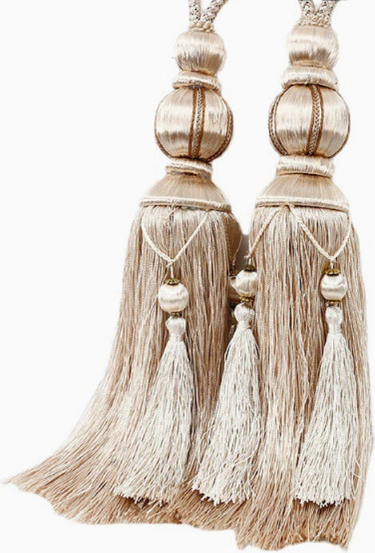 2 Pieces - Curtain Tassels - Curtain Ties - Curtain Tassel - Curtain Accessories - Curtain Holder - Curtain V1188-NK-BOL-165