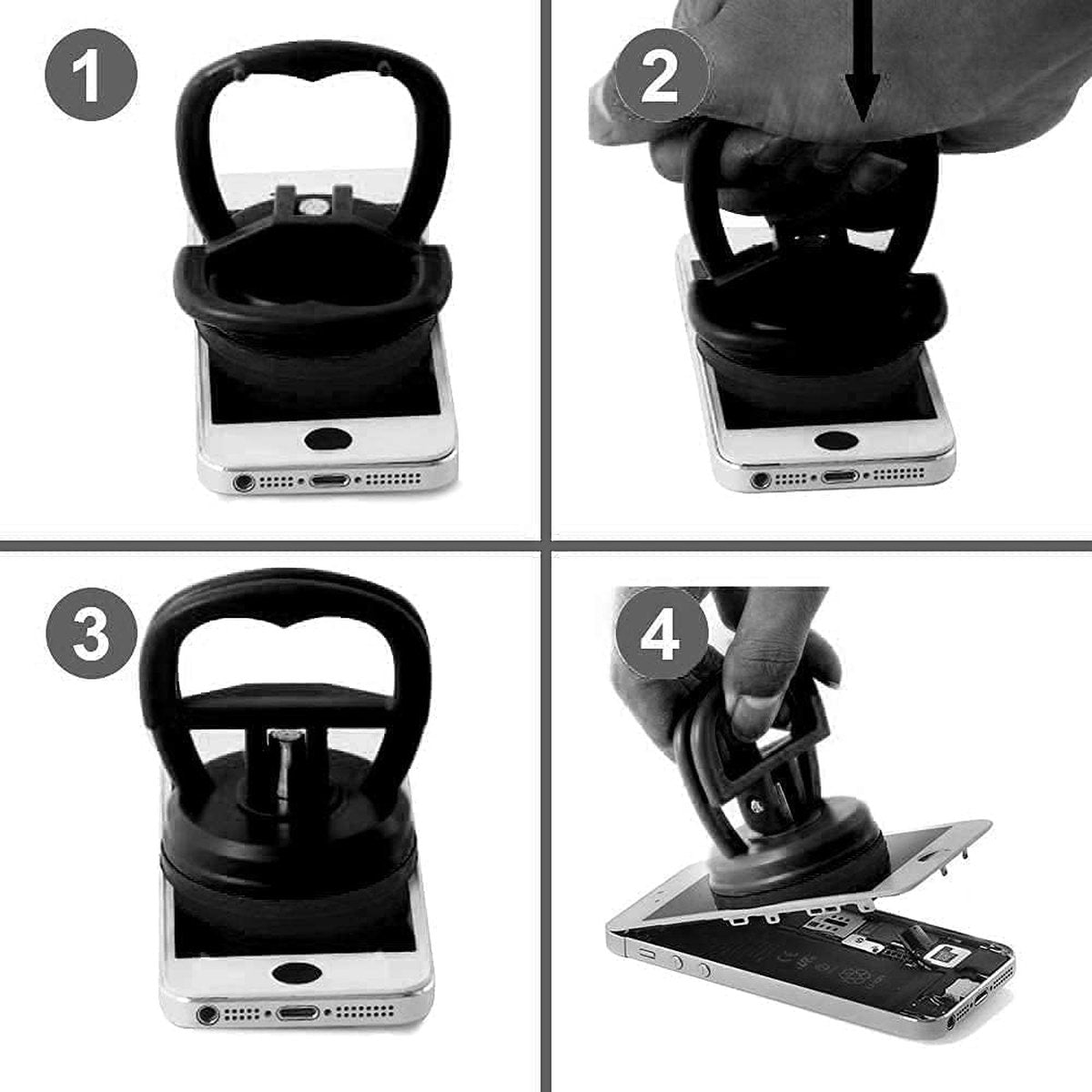 3 pieces - Mini Car Dent Remover - Suction Cup - Dent Puller - Suction Lifter - Extra Strong Suction Cups - V1188-NK-BOL-170