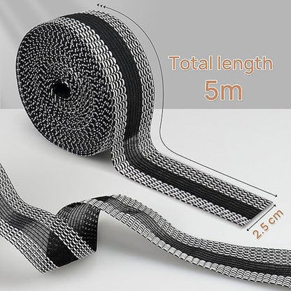 Iron-on tape - Shorten trousers - Shortening hem tape - Black - 5 meters V1188-NK-BOL-172