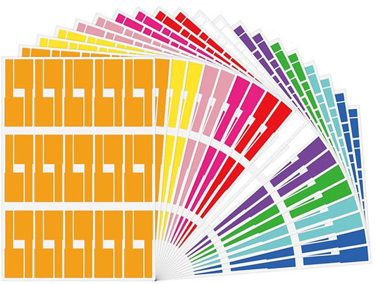 Cable Markers - 20 Pieces - Cable Labels - Cable Marking Labels - Self-Adhesive - Waterproof - Tear-Resistant V1188-NK-BOL-173