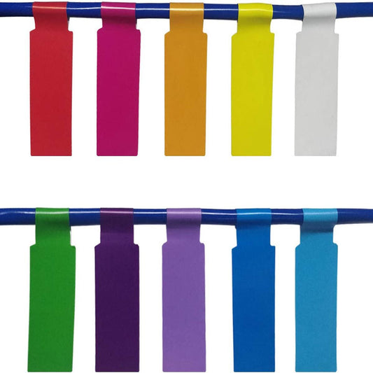Cable Markers - 20 Pieces - Cable Labels - Cable Marking Labels - Self-Adhesive - Waterproof - Tear-Resistant V1188-NK-BOL-173