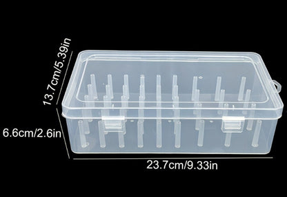 Sewing Thread Storage Box - Organizer for sewing supplies and sewing accessories - 42 spools V1188-NK-BOL-177