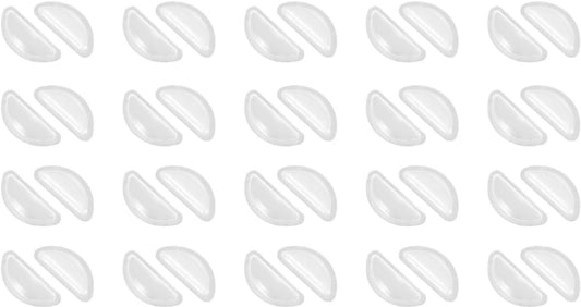 Nose Pads for Glasses - 20 Pairs - Nose Pads for Glasses with Air Chamber - Glasses Cushions - Silicone - V1188-NK-BOL-185