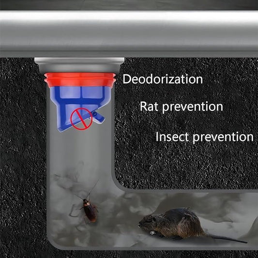 Anti-Odor Floor Drain Core - Floor Drain Core - Universal Drain Set - Floor Drain - Floor Drain Odor Trap - V1188-NK-BOL-224