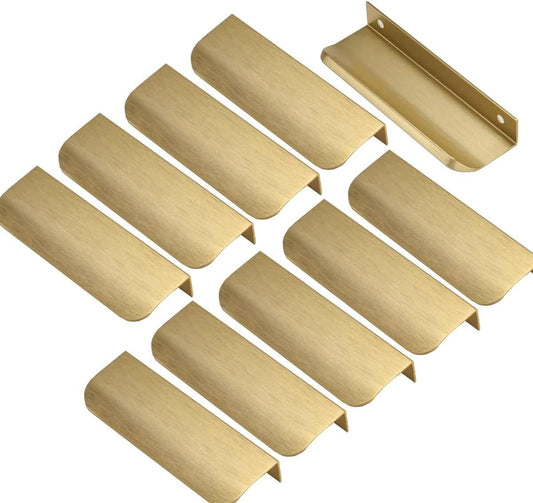 10 pieces - Handle - Furniture handle - Kitchen cabinet handles - Concealed handle - Furniture handles - V1188-NK-BOL-233