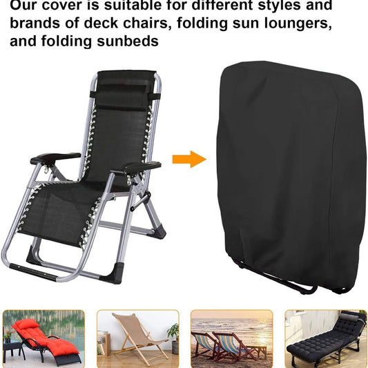 Waterproof Chair Cover - Set of 2 - Garden Chair Cover - Protective Cover for Garden Furniture - Waterproof V1188-NK-BOL-246
