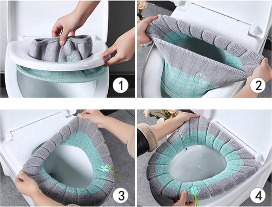 Universal Toilet Seat Cover - Toilet Seat Cover - 4X Toilet Seat Cover - Durable Toilet Seat - Toilet Seat V1188-NK-BOL-254