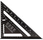180mm Carpenter's Angle - Aluminum Ruler - Triangular Carpenter's Angle 45/90 Degrees - Carpenter's Square - V1188-NK-BOL-256