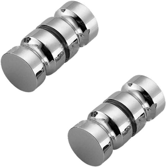 2 pieces - Door Handle - Door Handle - Shower Door Handle - Glass Sliding Door Knob - Bathroom Door Knobs - V1188-NK-BOL-27