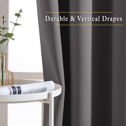 Curtain - Luxury, Blackout - 150*200 cm - Gray - 1 Piece - ready-made - with holes V1188-NK-BOL-310