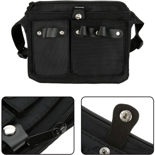 Hairdresser's Bag - Hairdresser's Belt Bag - Hairdresser's Scissor Bag - Canvas - 34*18 cm - For combs, clips V1188-NK-BOL-346