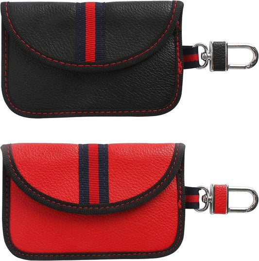 RFID Anti-theft Car Key - 2 pieces - Protective cover - Car key - Anti-theft - With hook - Car key bag - Key V1188-NK-BOL-349