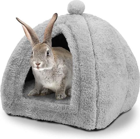 Rabbit hutch - Gray - 1 piece - 34*34*36cm - For rabbit guinea pig ferret - Rabbit hutches - For indoor use - V1188-NK-BOL-366