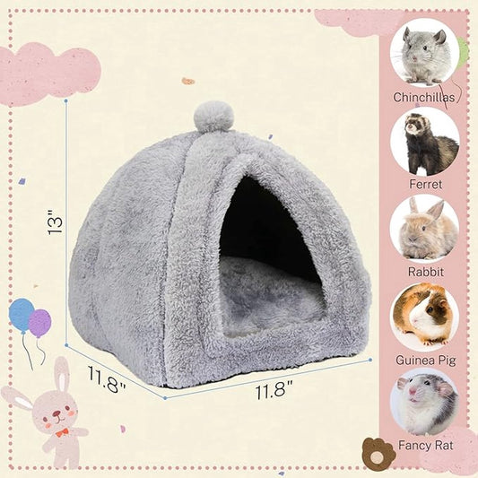 Rabbit hutch - Gray - 1 piece - 34*34*36cm - For rabbit guinea pig ferret - Rabbit hutches - For indoor use - V1188-NK-BOL-366