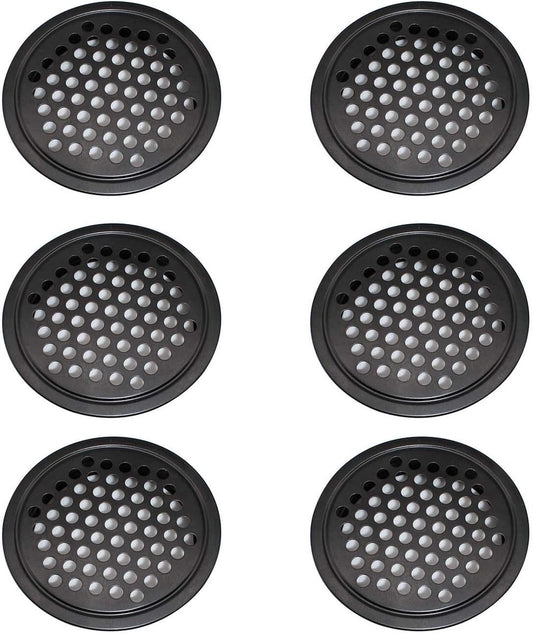 pieces - air grilles - ventilation grille cover - ventilation grille - ventilation holes - 53mm - black - V1188-NK-BOL-367