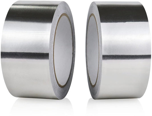 2 pcs - Aluminum adhesive tape - Aluminum foil tape - sealing tape - aluminum foil - insulation tape - V1188-NK-BOL-379
