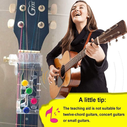 Classical Chord Learning Buddy, Chord Playing Assistant, Guitar Scale Fretboard Notes Sticker for Bonus, Best V1188-NK-BOL-392