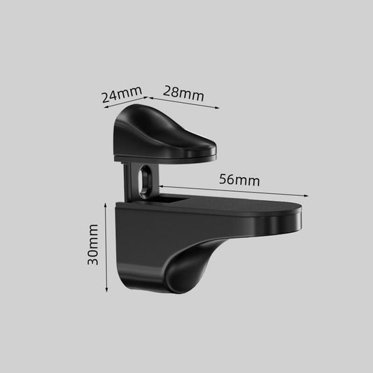 Glass Clamp - 4 Pieces - Glass Shelf Brackets - Zinc Alloy - Glass Shelf Brackets - Adjustable - Duckbill V1188-NK-BOL-394