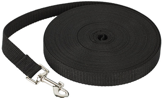 Dog Leash - 20 Meter - Training Leash - Tow Leash - Tracking Leash - Types of Dog Leashes - 2cm - Black - for V1188-NK-BOL-395