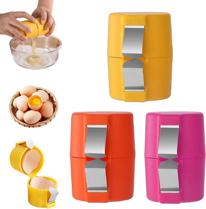 Eggshell Cutter - 3 Pieces - Egg Slicers - Eggshell Opener for Hard-Boiled Eggs, Egg Cracker Tool for Raw V1188-NK-BOL-403