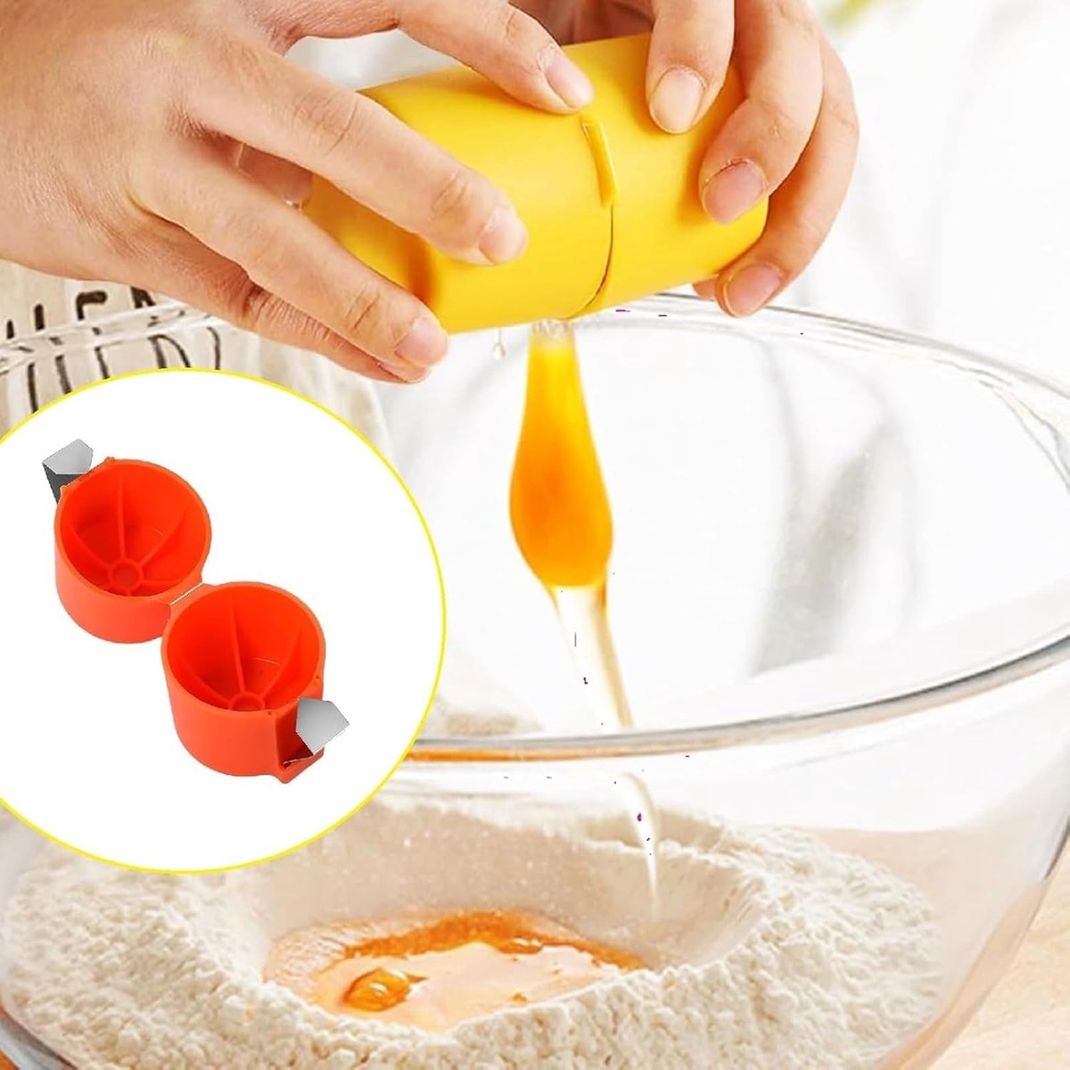 Eggshell Cutter - 3 Pieces - Egg Slicers - Eggshell Opener for Hard-Boiled Eggs, Egg Cracker Tool for Raw V1188-NK-BOL-403