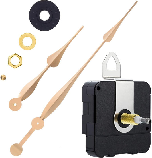 Quartz Clock Movement - Buy and Replace New Loose Clock Movement - High Torque - Long Hands Clock Movement - V1188-NK-BOL-427