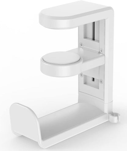 Headset Holder - Headphone Hook - Headphone Stand - Headset Hanger - 11.43 * 10.16 * 4cm - Plastic - White - V1188-NK-BOL-440