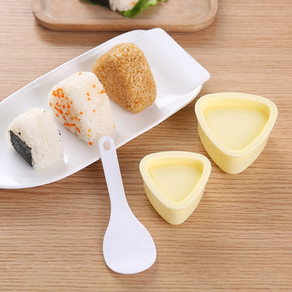2-Piece Set - Onigiri Mold - Onigiri Mould - Onigiri Shape - Triangular Rice Ball Mold - PP - 7*7.5*4 CM - V1188-NK-BOL-441